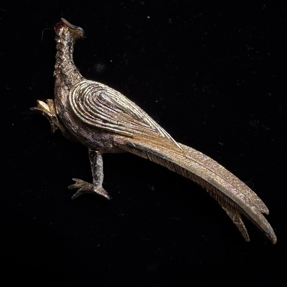 Vintage Pheasant Brooch - Picture 4 of 6